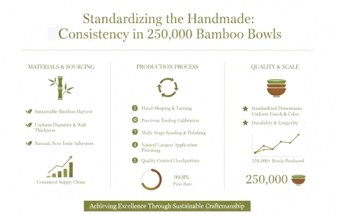 How Ngoc Dong Ha Nam Standardized the Handmade: Delivering 250,000 Cohesive Bamboo Bowls to a Global Retail Giant